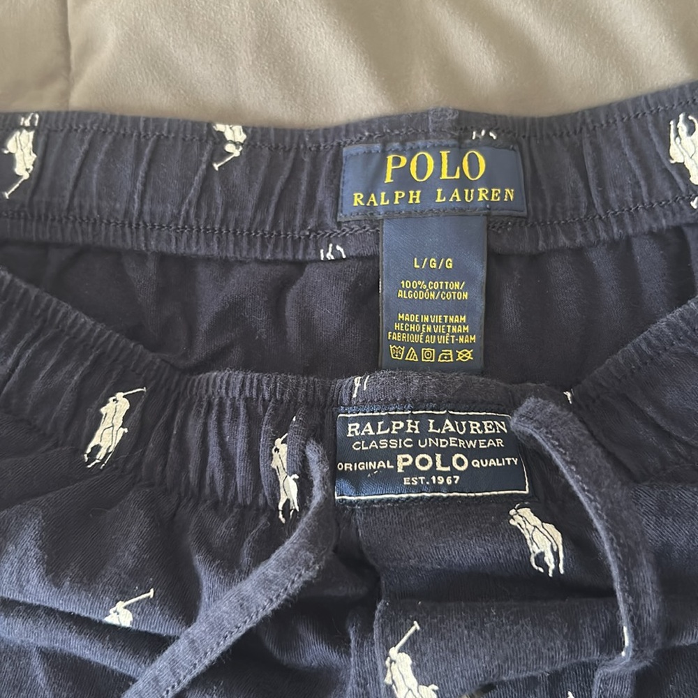 Polo Ralph Lauren Men's Cotton Logo Pajama Shorts - Picture 2 of 3